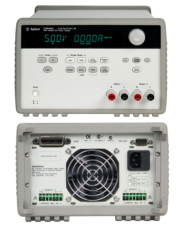 安捷伦E3647A 60W双路输出电源