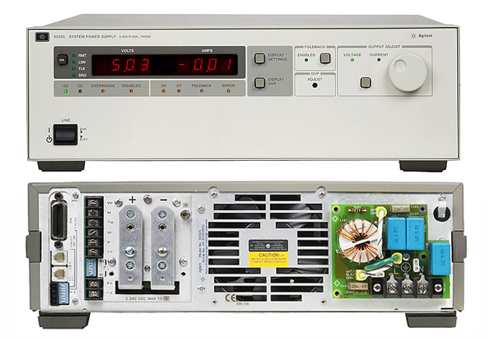 6030A自动调节输出功率范围的直流系统电源
